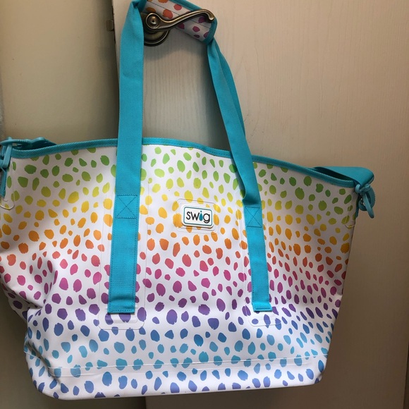 Swig Life Handbags - Large SWIG Tote Bag Perfect For Parks, Beach, Trips & More! Washable